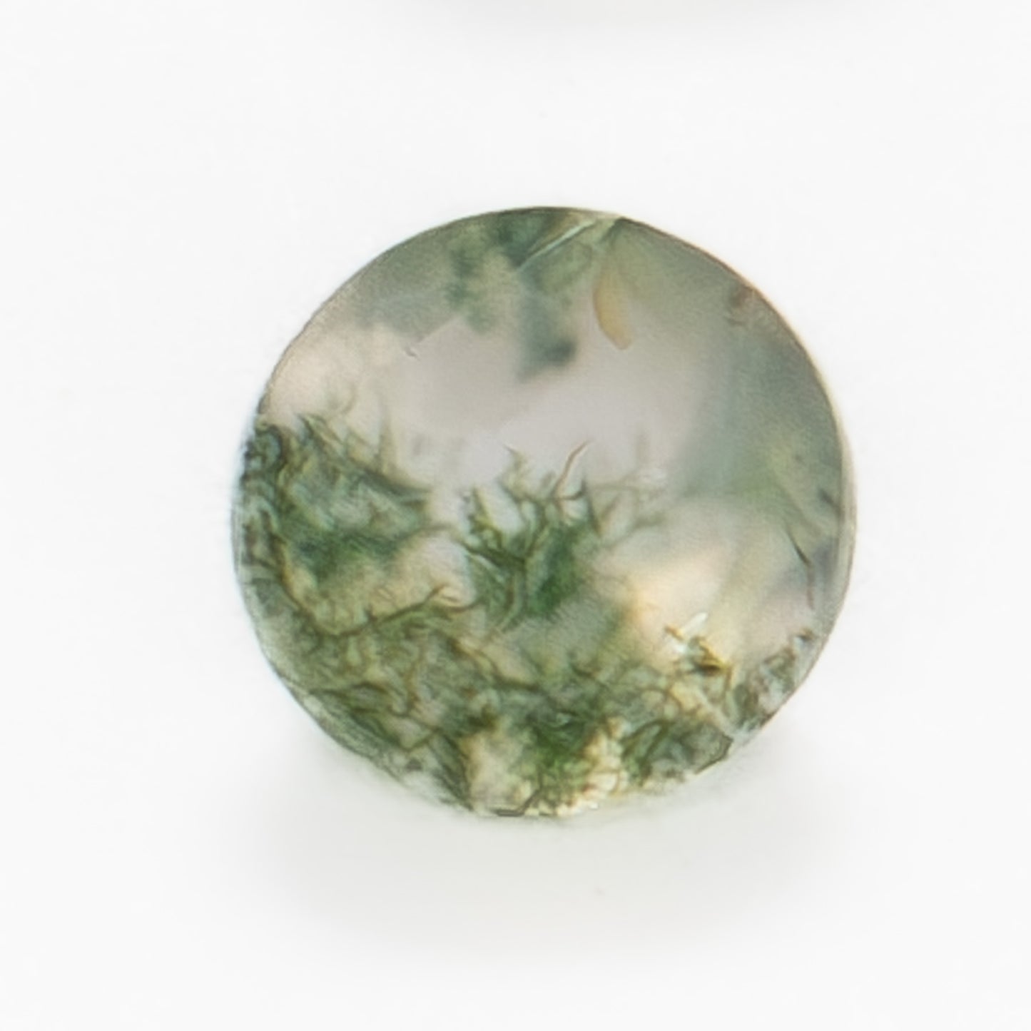 5mm Round Green Moss Agate