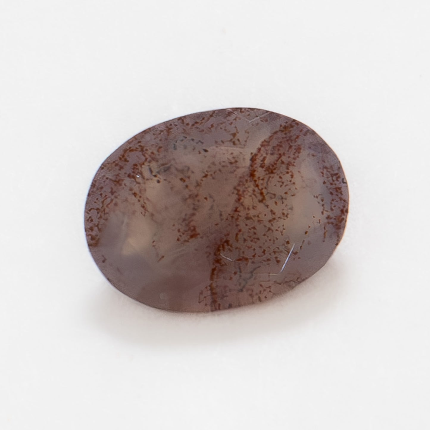 8x6mm Oval Red Moss Agate