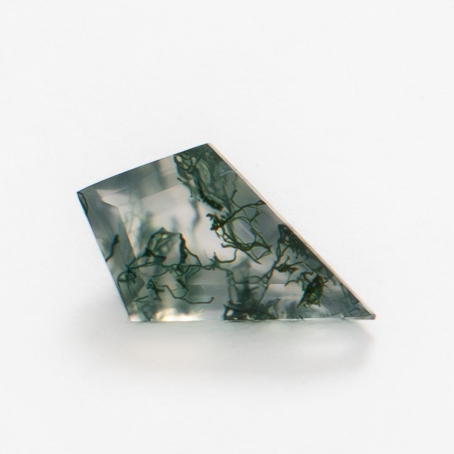 10x6mm Kite Green Moss Agate