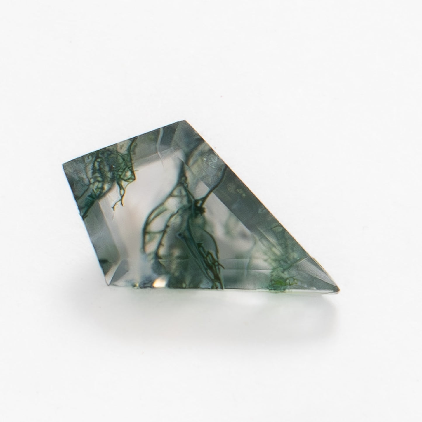 10x6mm Kite Green Moss Agate