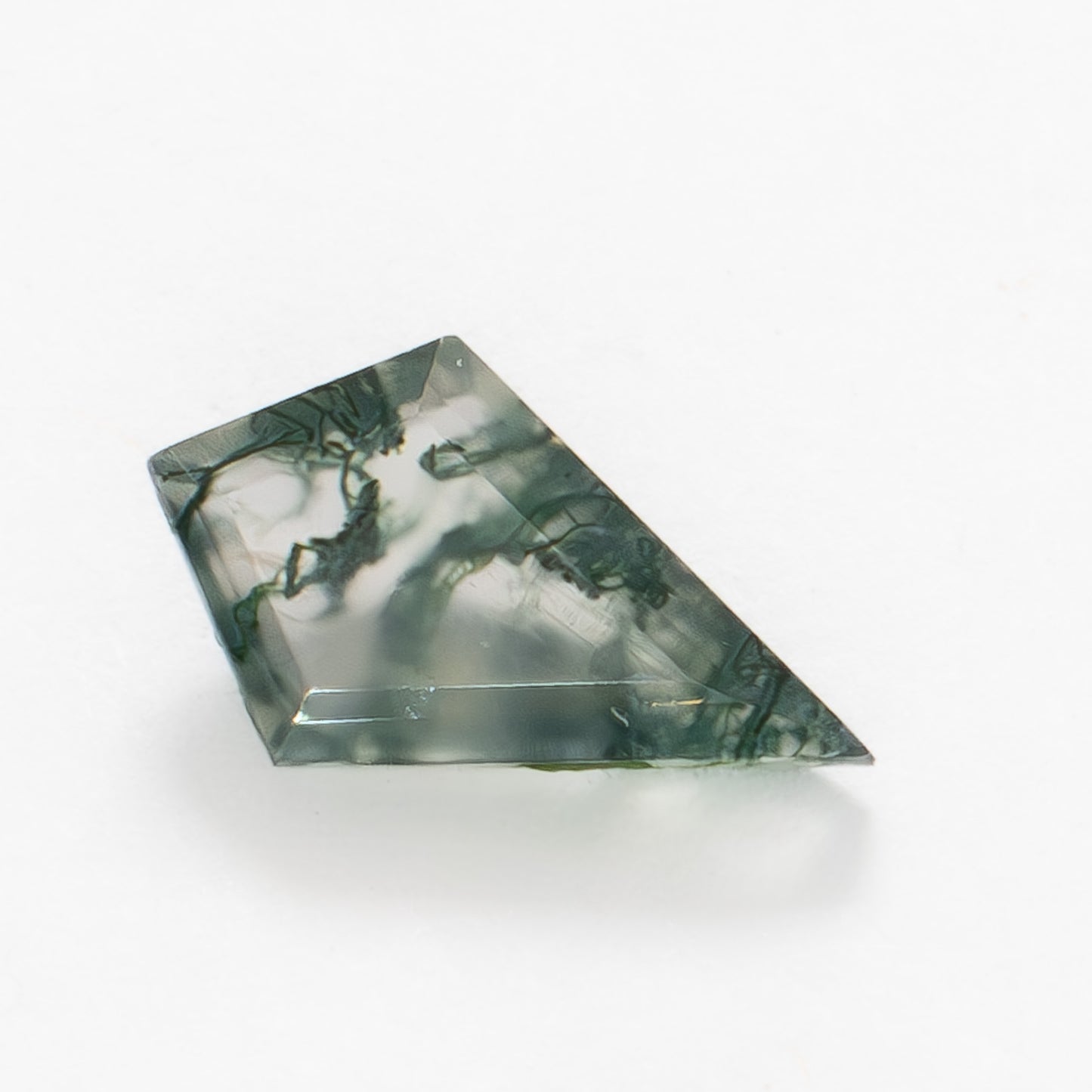 10x6mm Kite Green Moss Agate