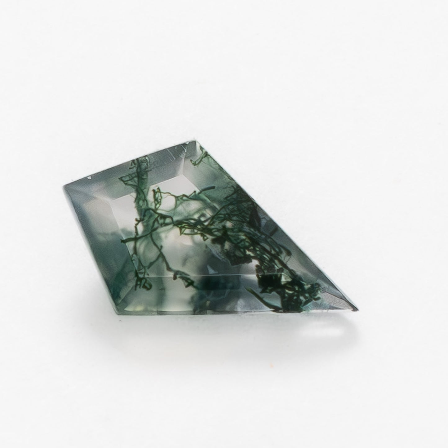 10x6mm Kite Green Moss Agate