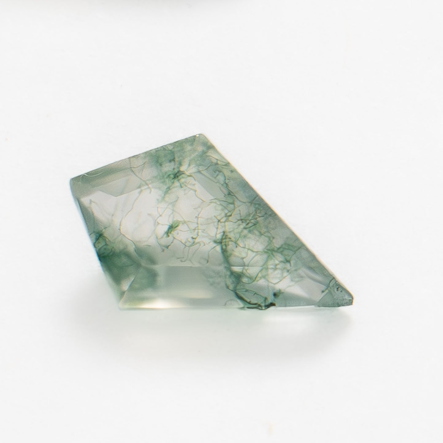 10x6mm Kite Green Moss Agate