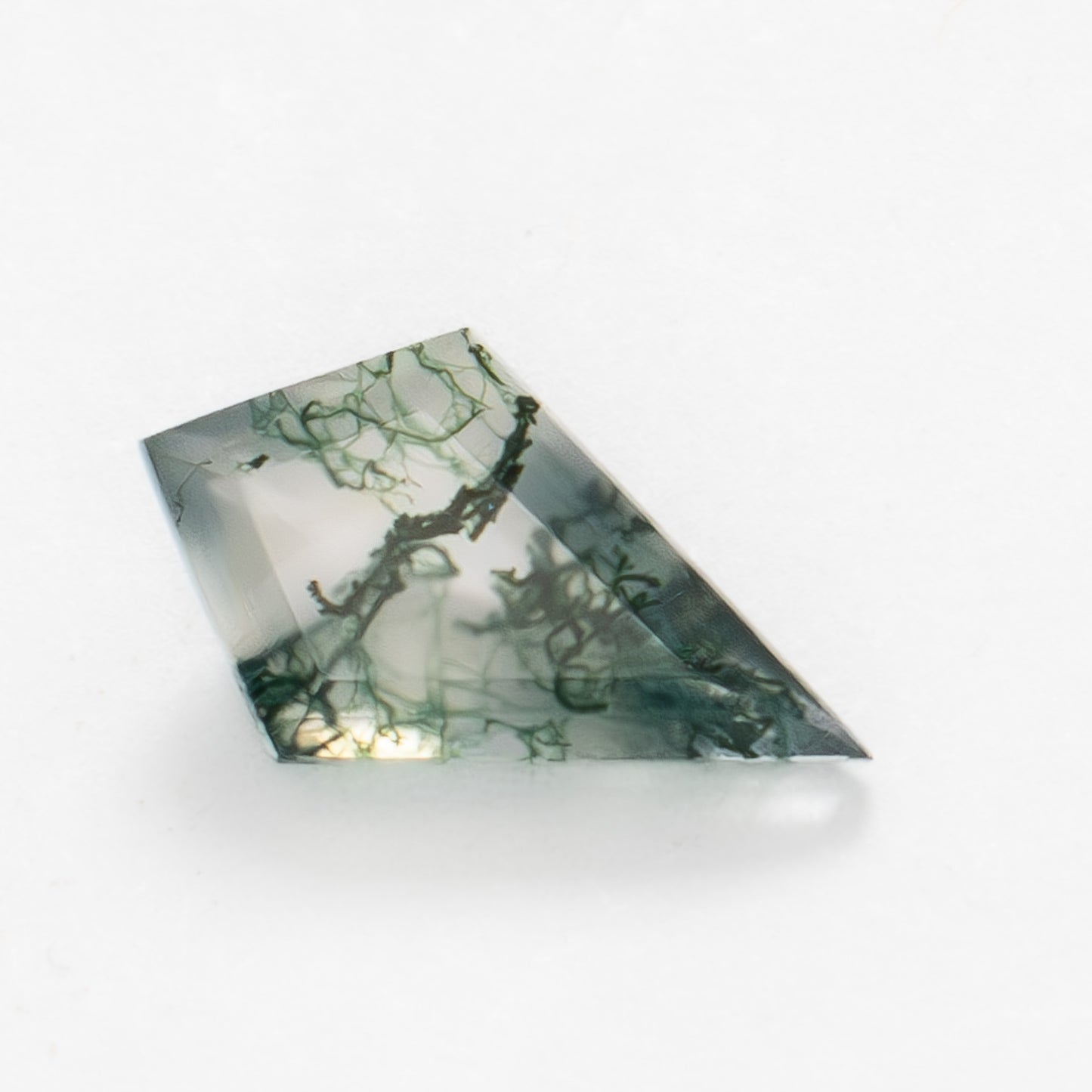 10x6mm Kite Green Moss Agate