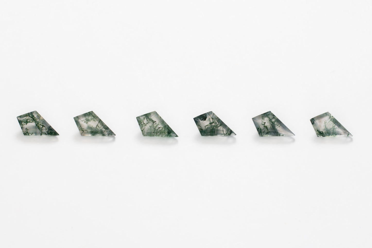 12x7mm Kite Green Moss Agate