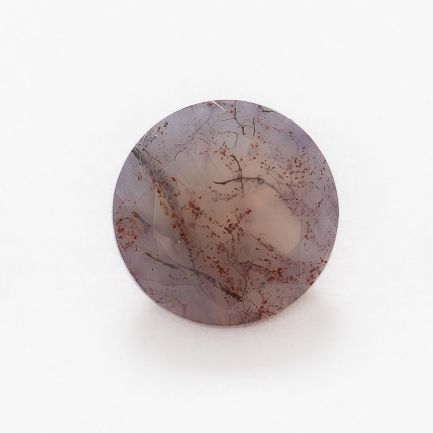 6mm Round Red Moss Agate