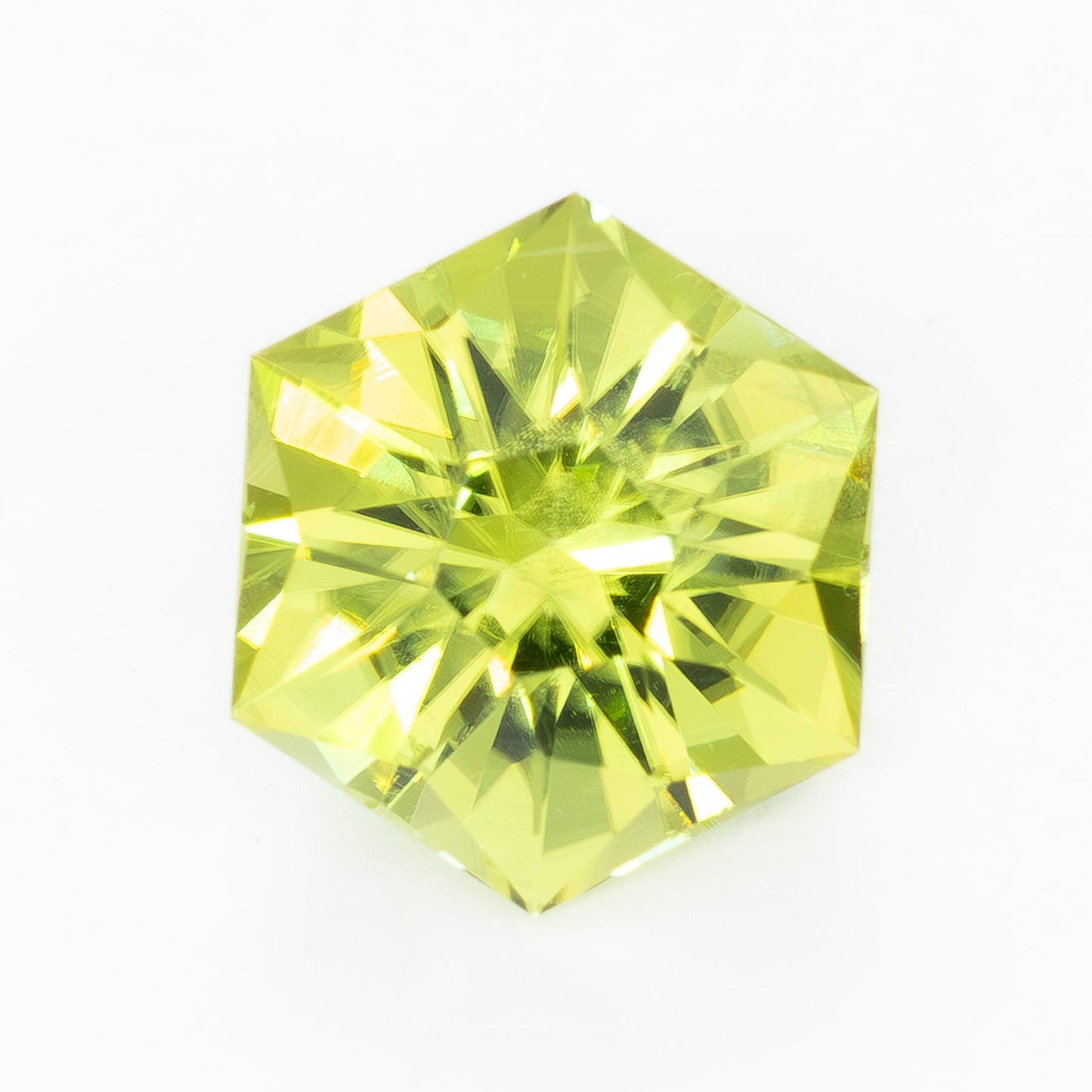 PD0104 1.65ct hex cut peridot