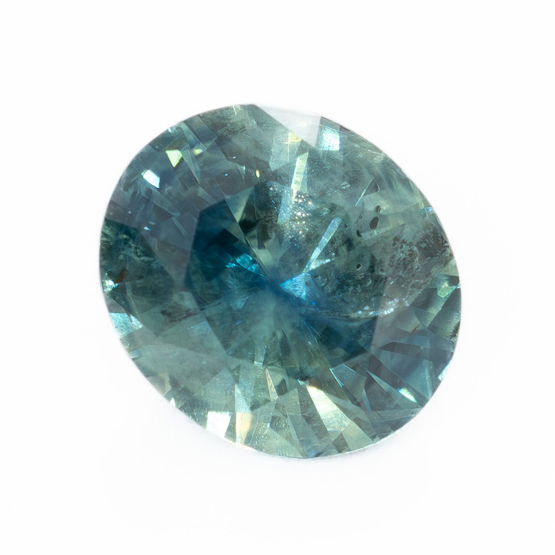 PSH0131 1.29ct blue-green oval montana sapphire
