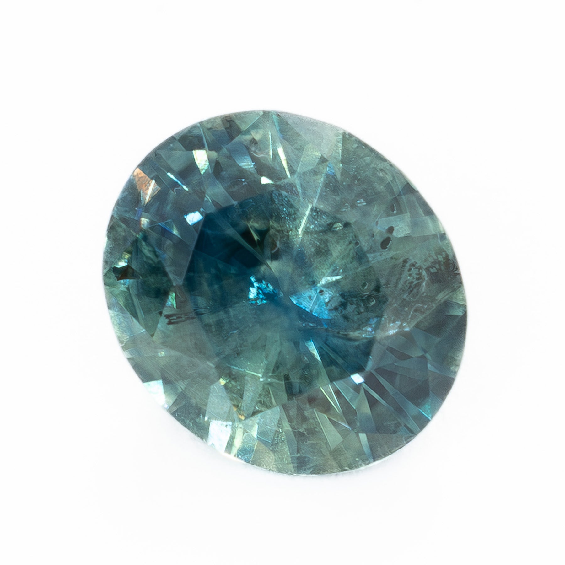 PSH0131 1.29ct blue-green oval montana sapphire