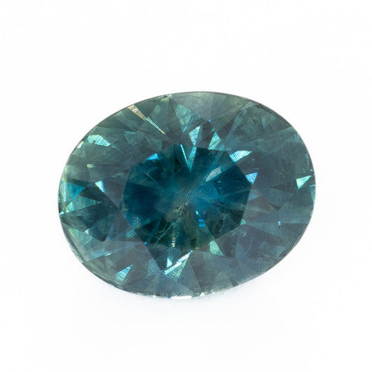 PSH0134 1.70ct blue-green oval montana sapphire