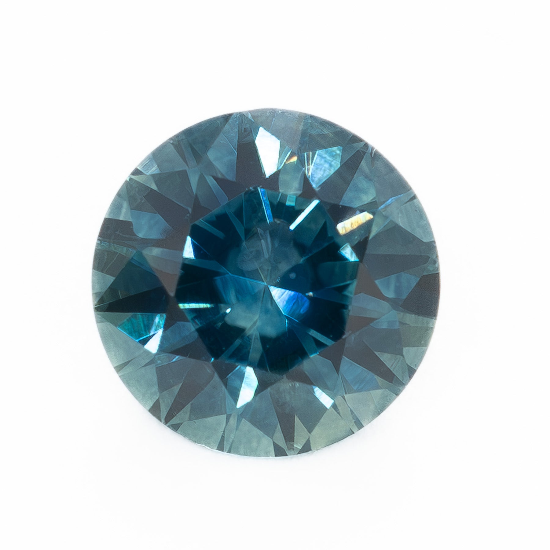 PSH0209 1.25ct rich blue round brilliant montana sapphire