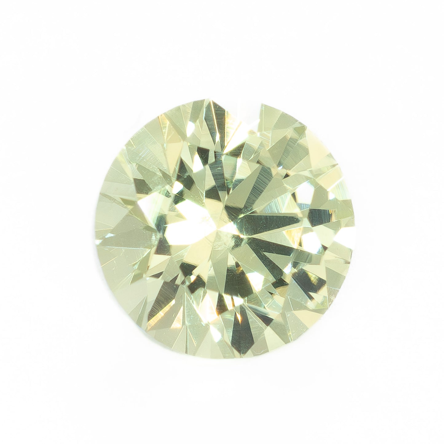 PSH0217 0.99ct yellow round brilliant montana sapphire