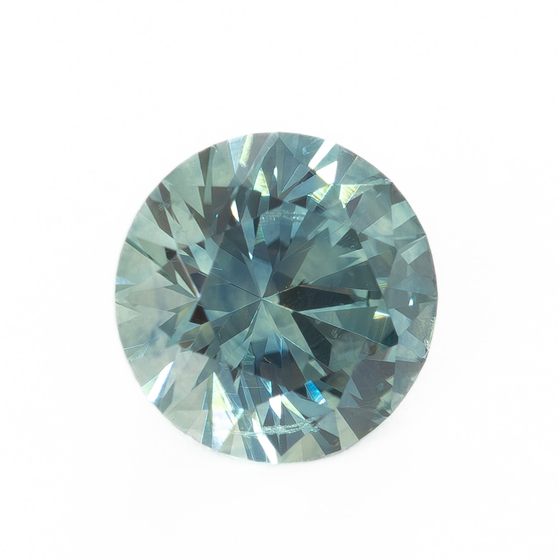 PSH0223 1.03ct blue-green round brilliant montana sapphire