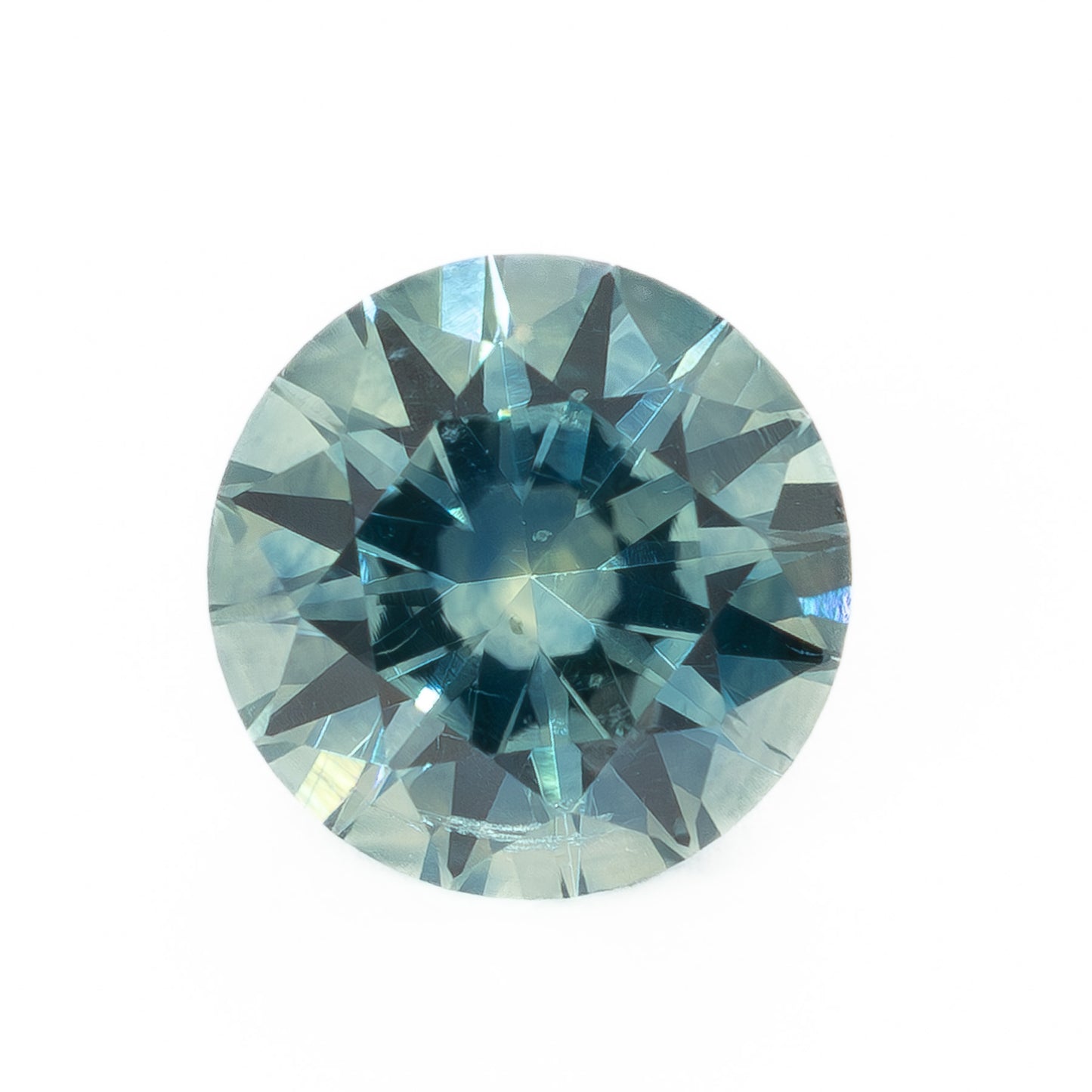PSH0223 1.03ct blue-green round brilliant montana sapphire