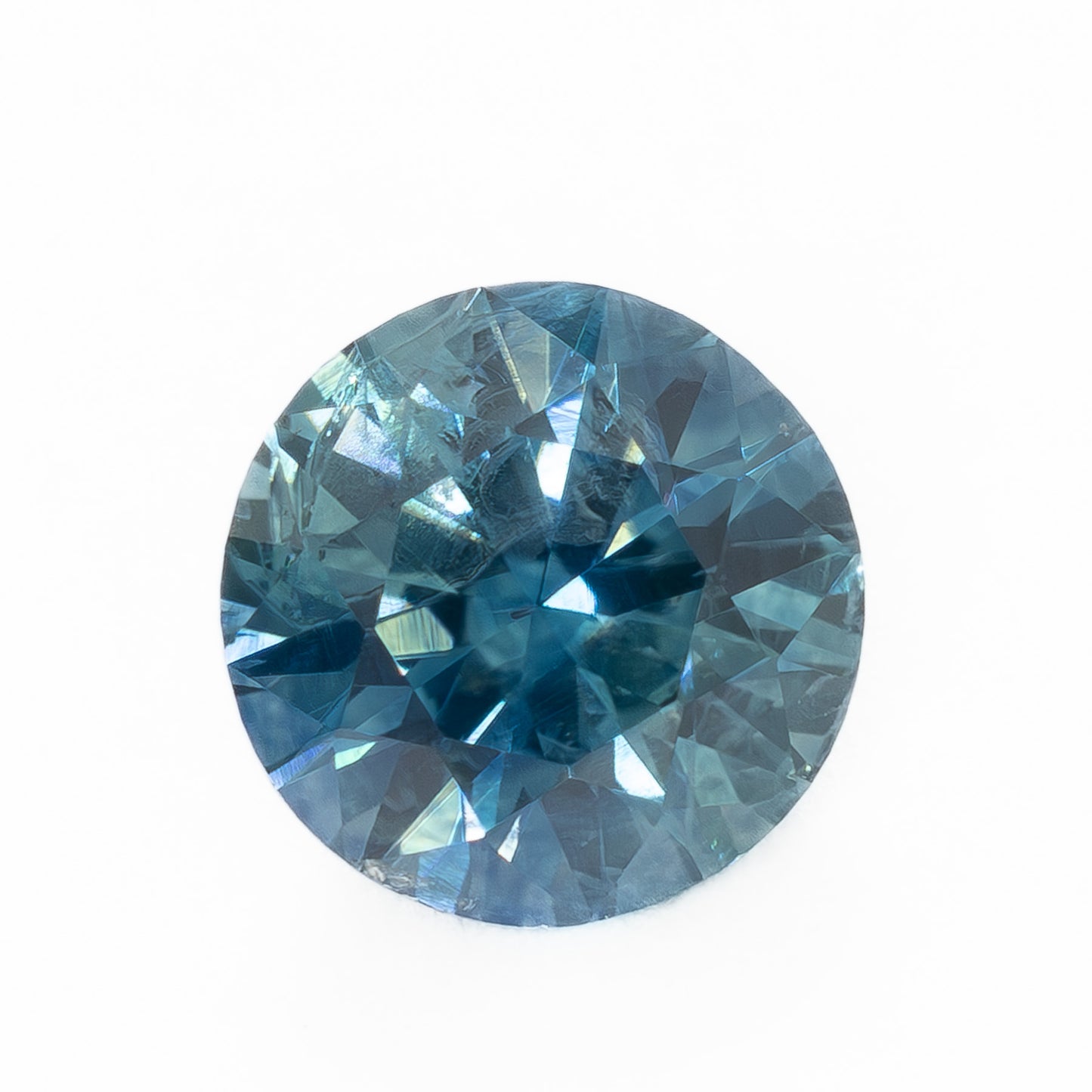 PSH0277 0.96ct rich blue round brilliant montana sapphire