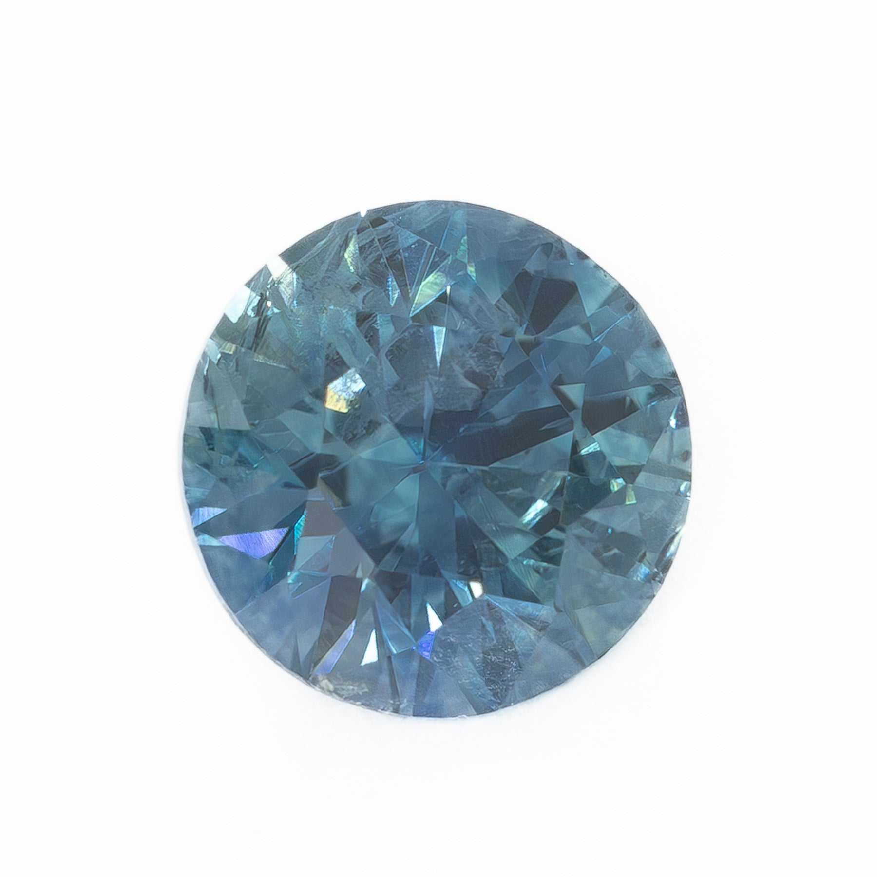 PSH0277 0.96ct rich blue round brilliant montana sapphire