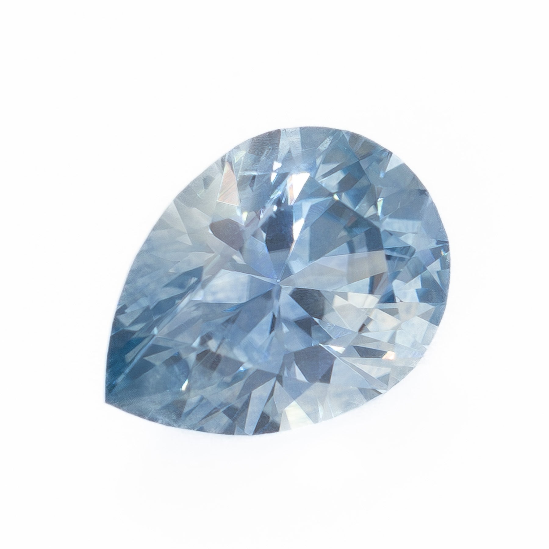 PSH0505 0.89ct light blue pear cut montana sapphire