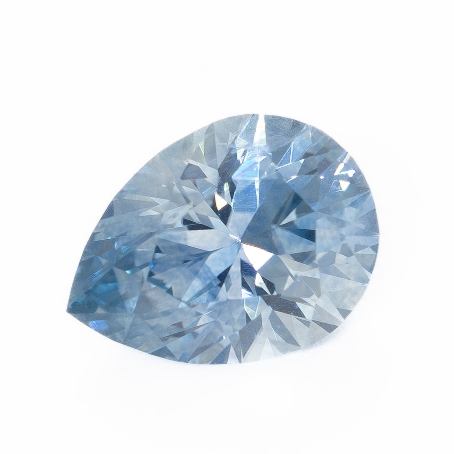 PSH0505 0.89ct light blue pear cut montana sapphire