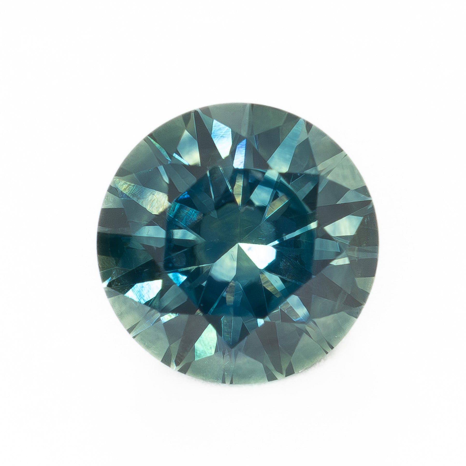PSH0510 1.21ct blue-green round cut montana sapphire