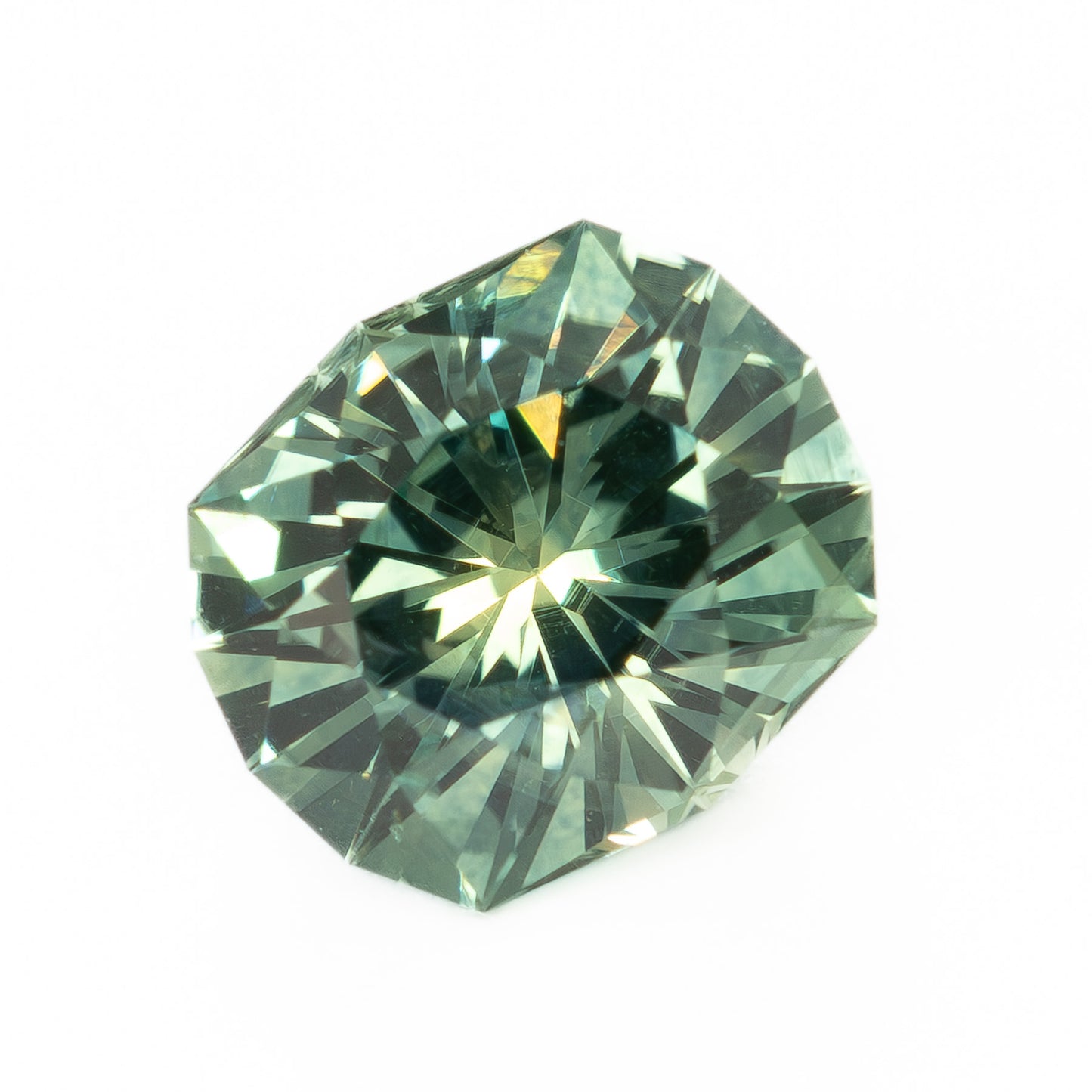 PSH0516 1.20ct blue-green elongated cushion montana sapphire