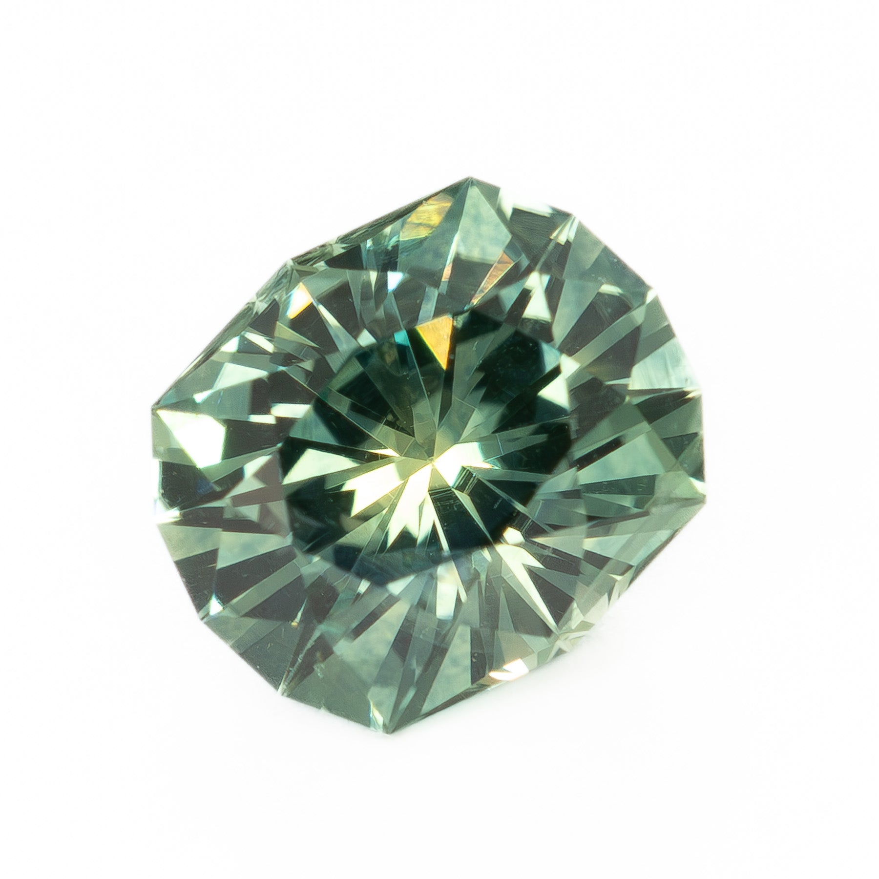 PSH0516 1.20ct blue-green elongated cushion montana sapphire