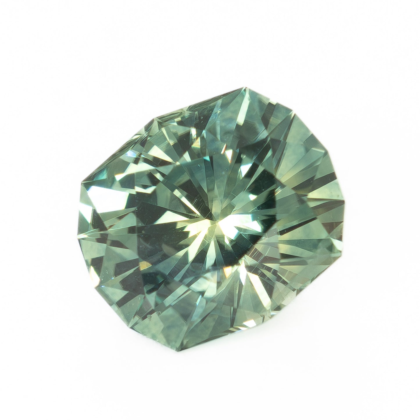 PSH0516 1.20ct blue-green elongated cushion montana sapphire