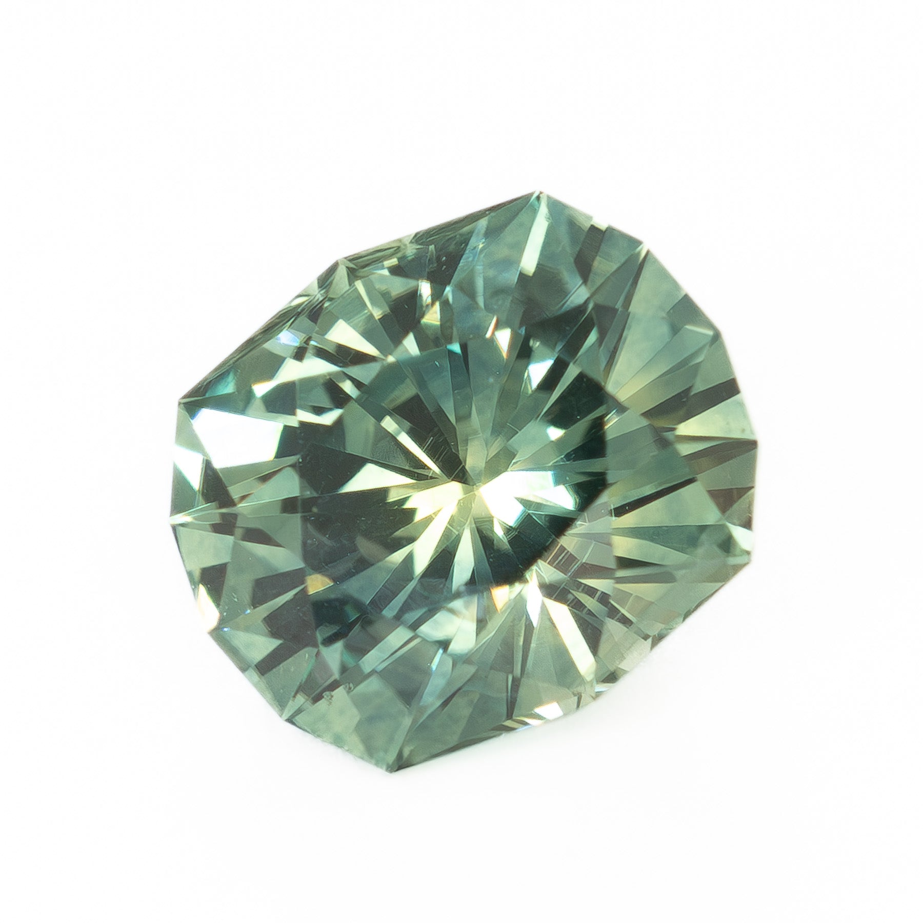 PSH0516 1.20ct blue-green elongated cushion montana sapphire