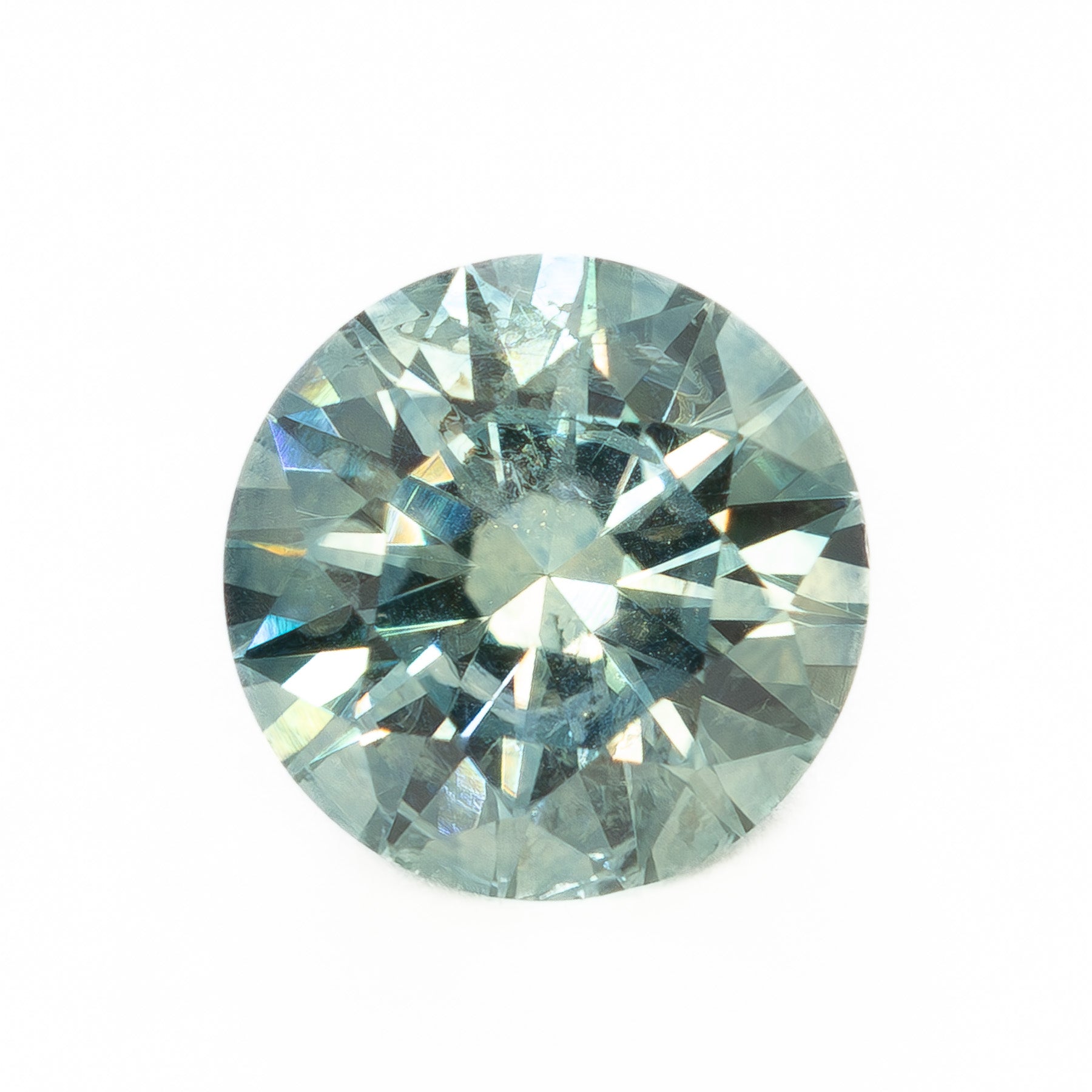 PSH0519 0.86ct light blue round brilliant montana sapphire