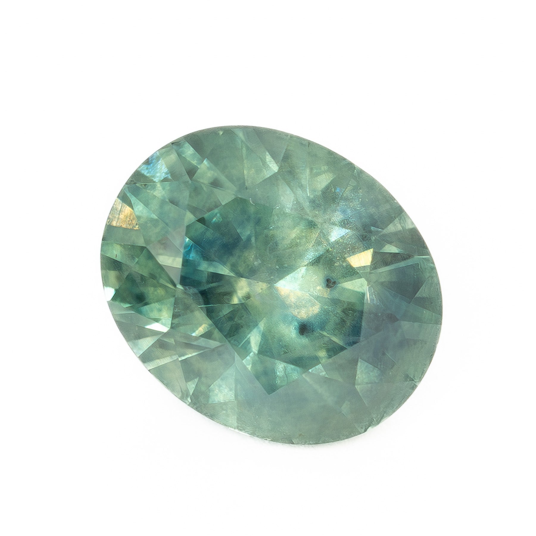 PSH0530 1.28ct blue-green oval montana sapphire