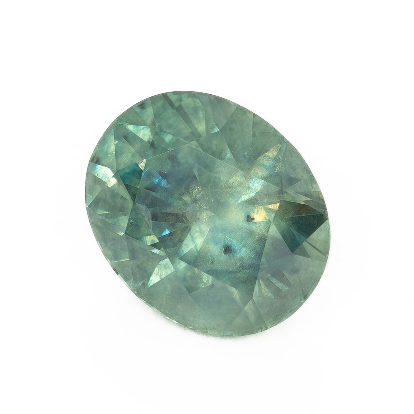 PSH0530 1.28ct blue-green oval montana sapphire