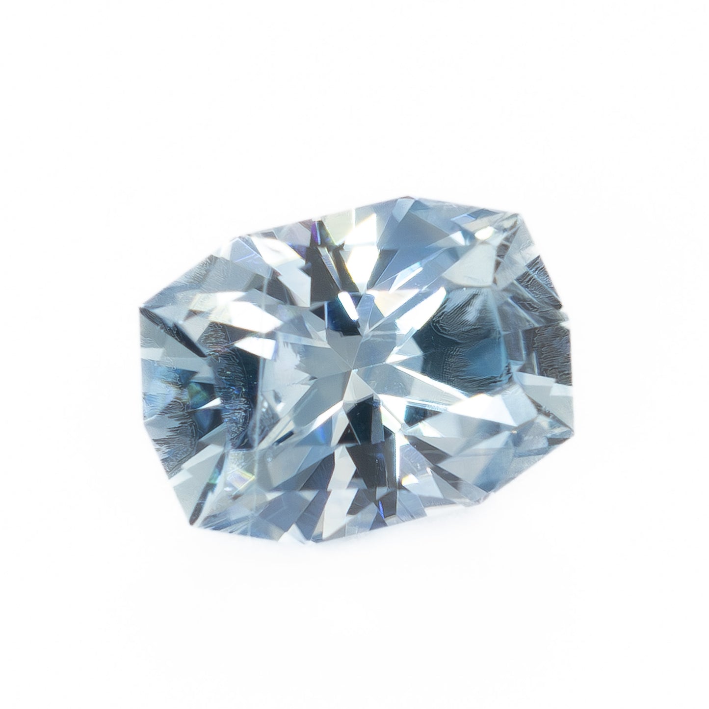 PSH0589 0.97ct light blue elongated cushion cut montana sapphire