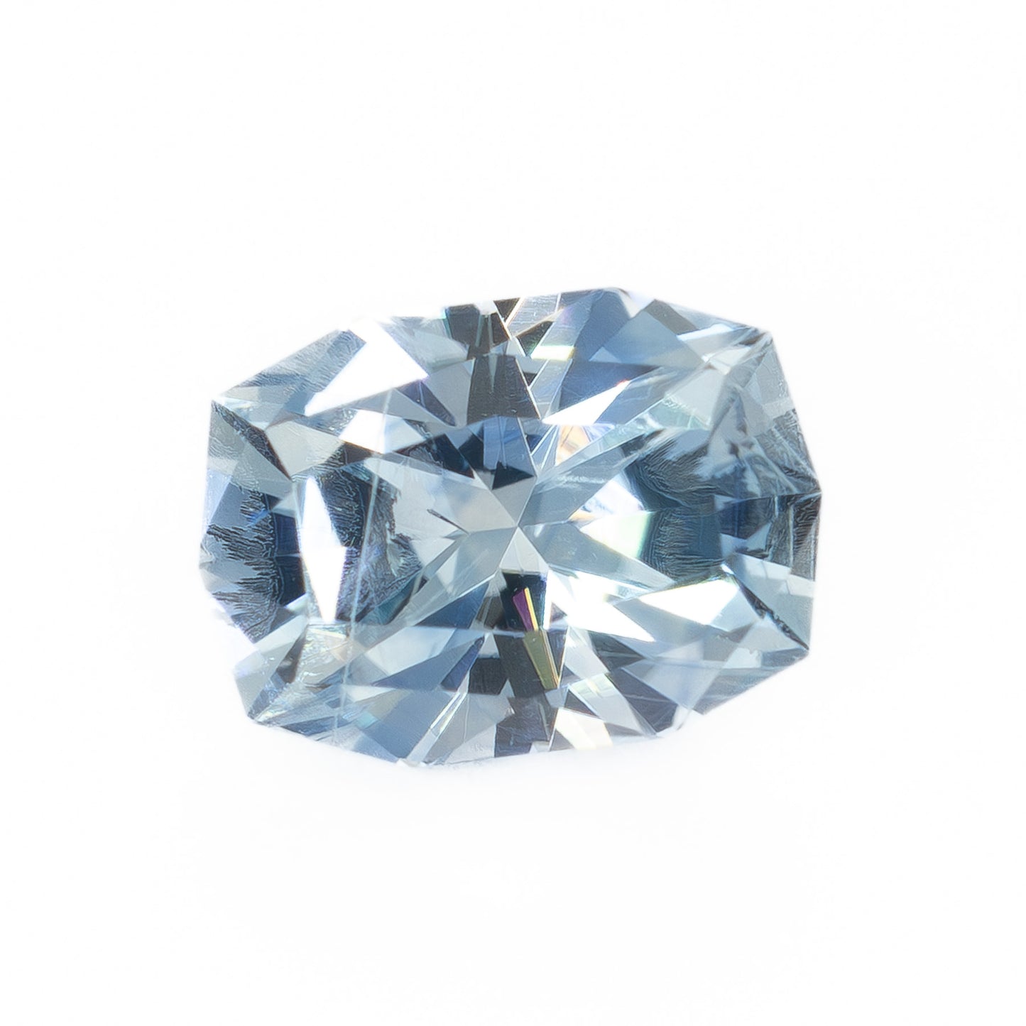 PSH0589 0.97ct light blue elongated cushion cut montana sapphire