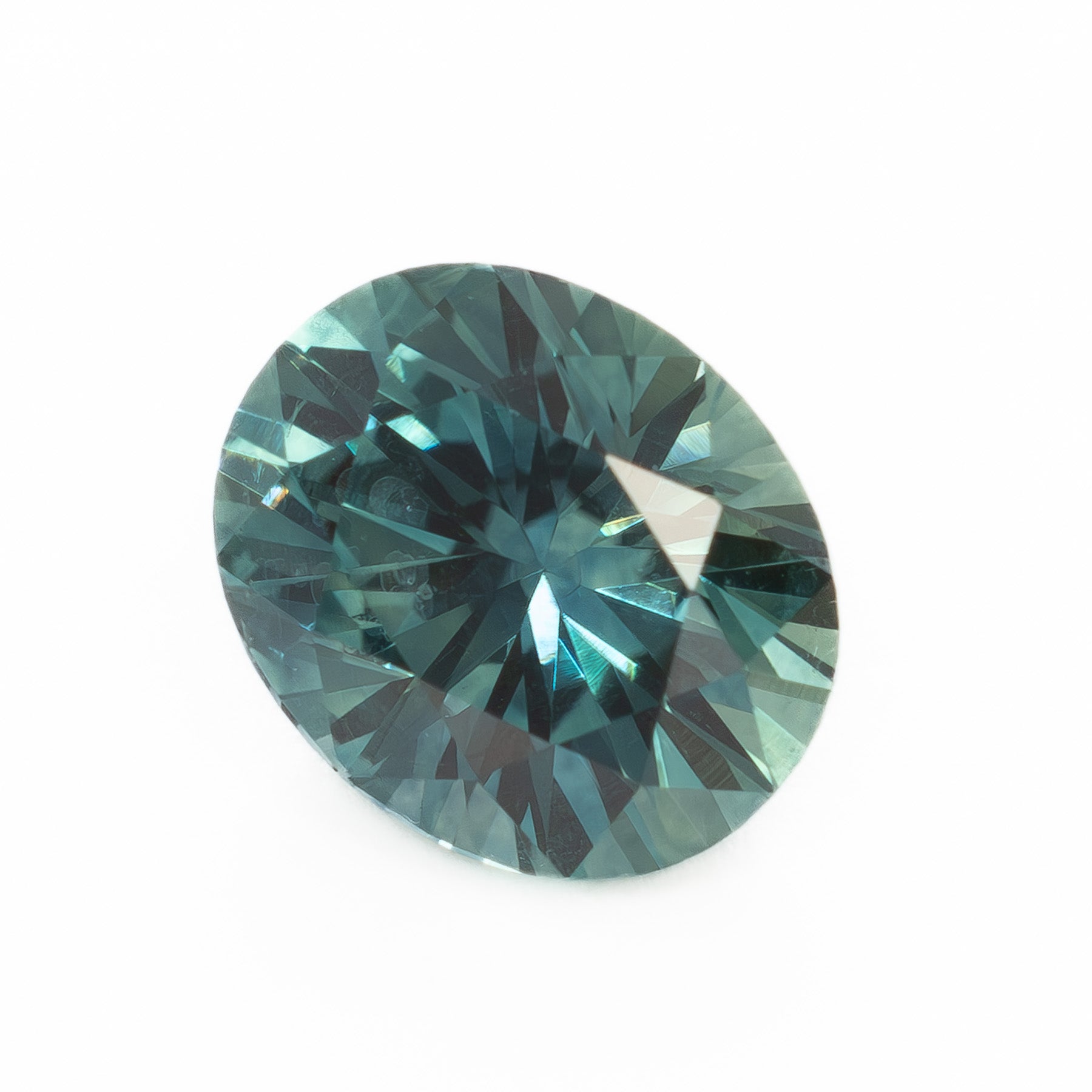 PSH0698 1.42ct blue-green oval montana sapphire