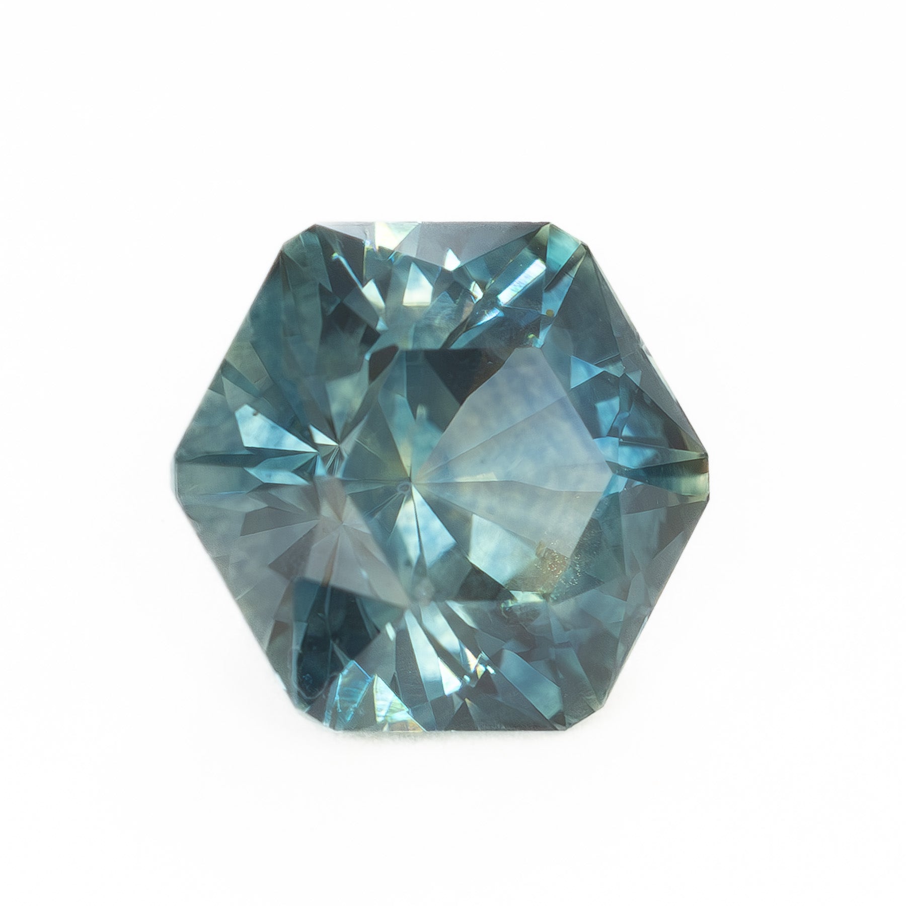 PSH0910 1.18ct hex cut blue montana sapphire