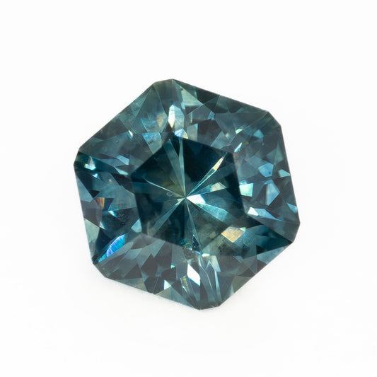 PSH0910 1.18ct hex cut blue montana sapphire