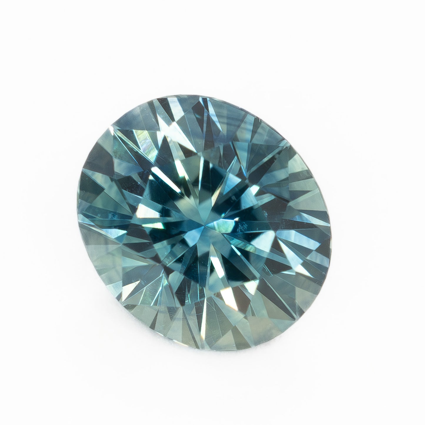 PSH0937 1.00ct internally flawless blue-green oval montana sapphire