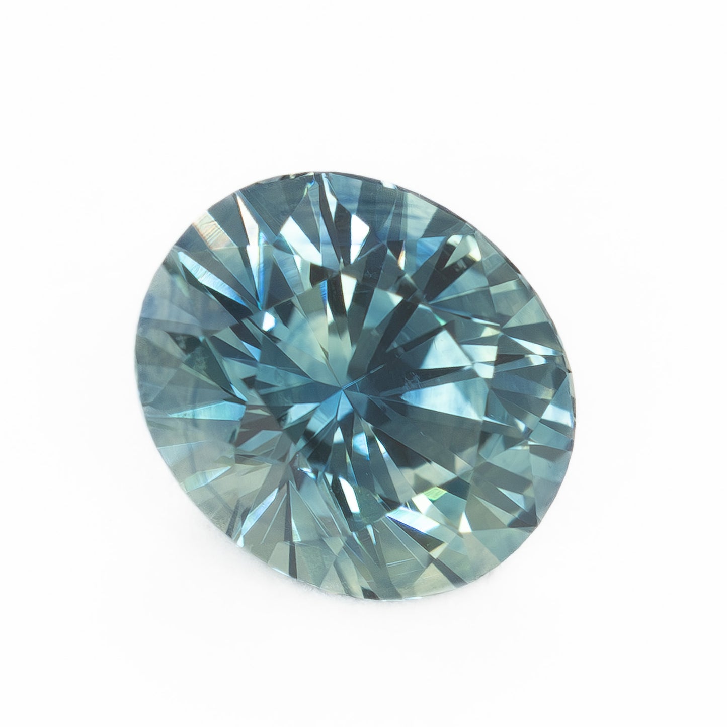PSH0937 1.00ct internally flawless blue-green oval montana sapphire