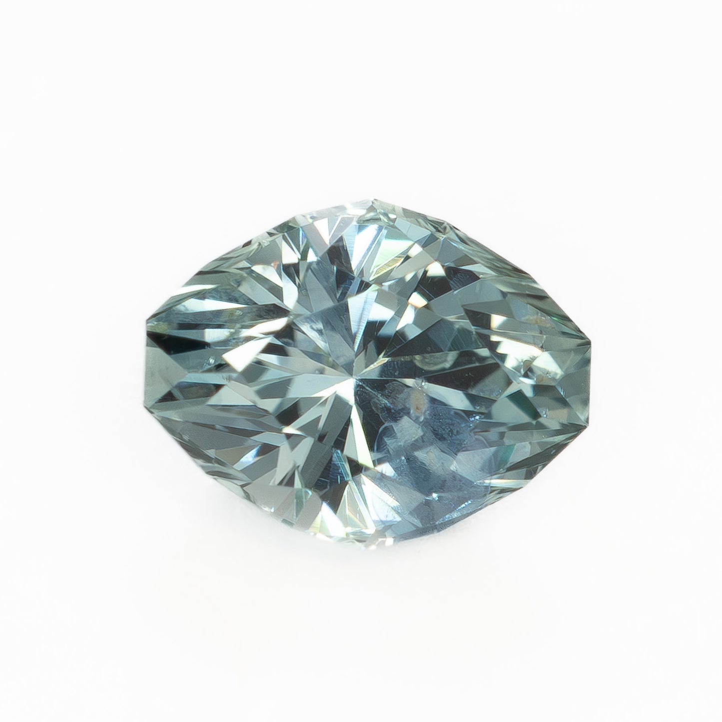 PSH0944 0.75ct elongated hex blue montana sapphire