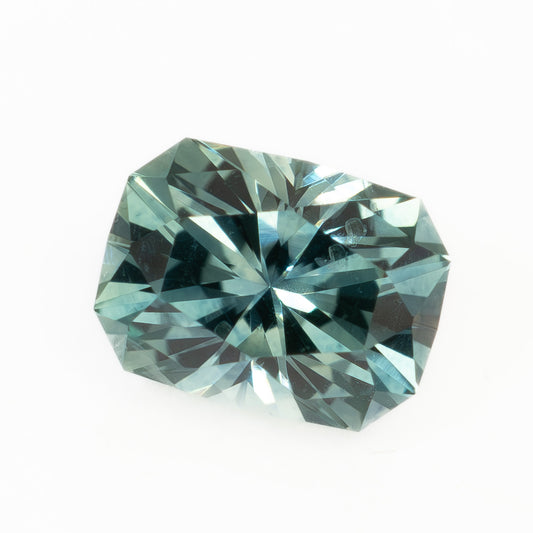 PSH1875 0.91ct light blue radiant montana sapphire