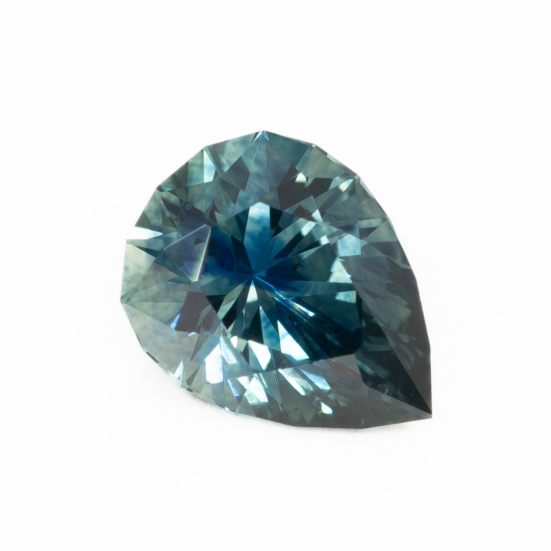PSH1911 1.13ct rich blue pear montana sapphire