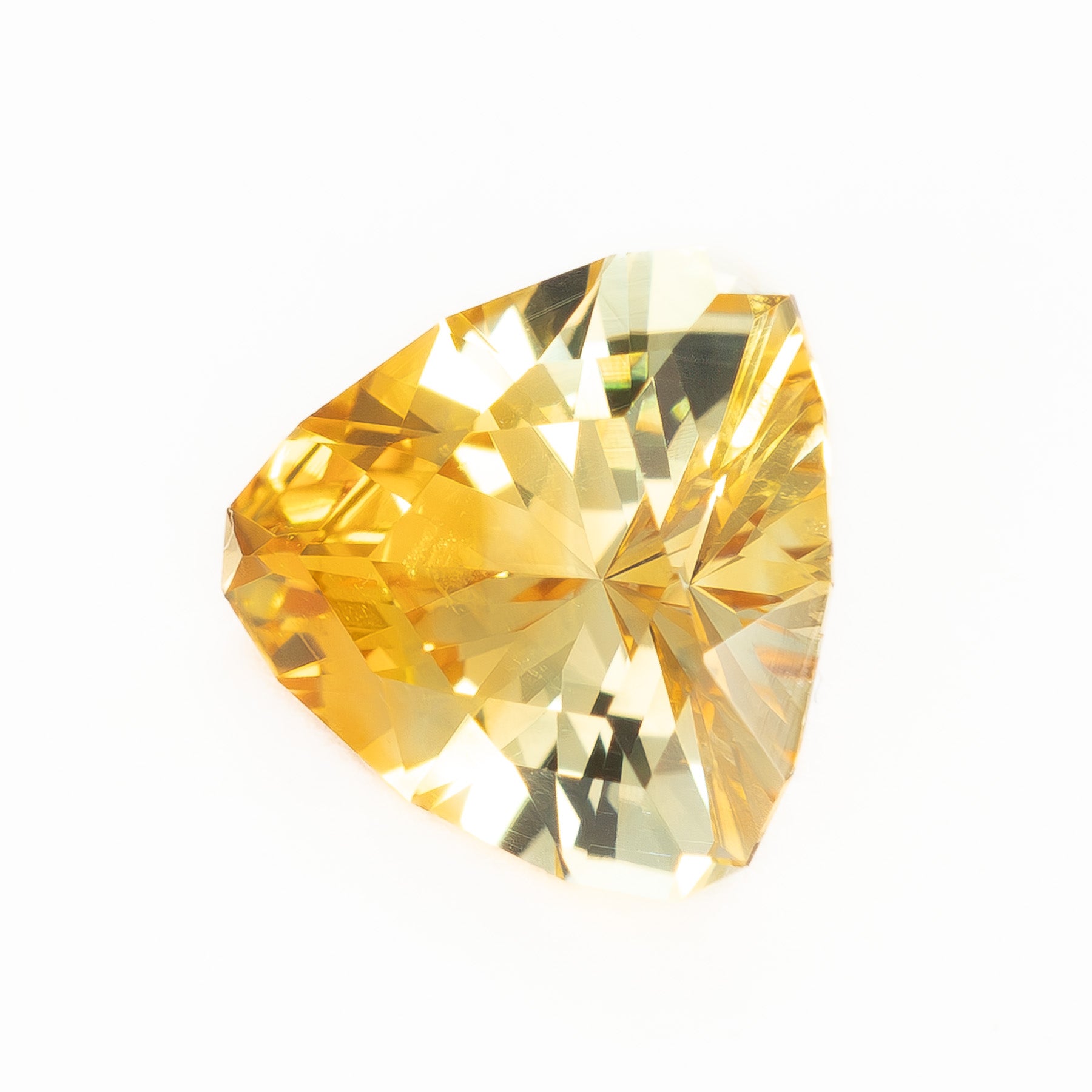 PSH2013 1.09ct yellow trillion montana sapphire