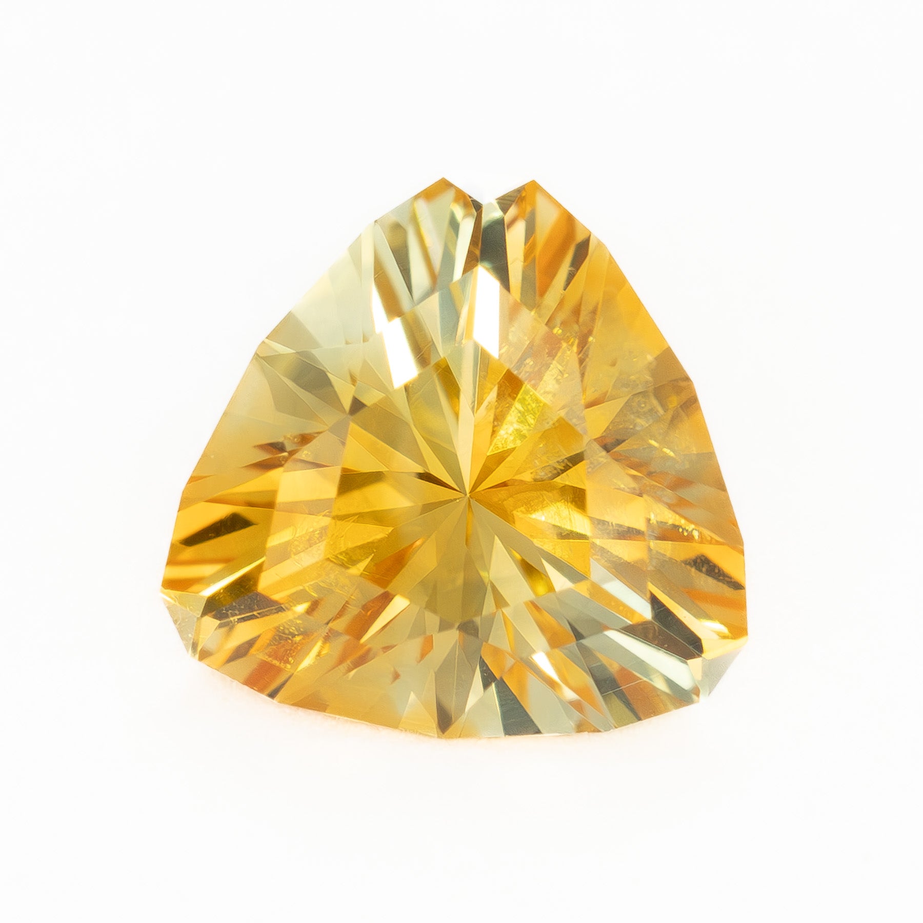 PSH2013 1.09ct yellow trillion montana sapphire