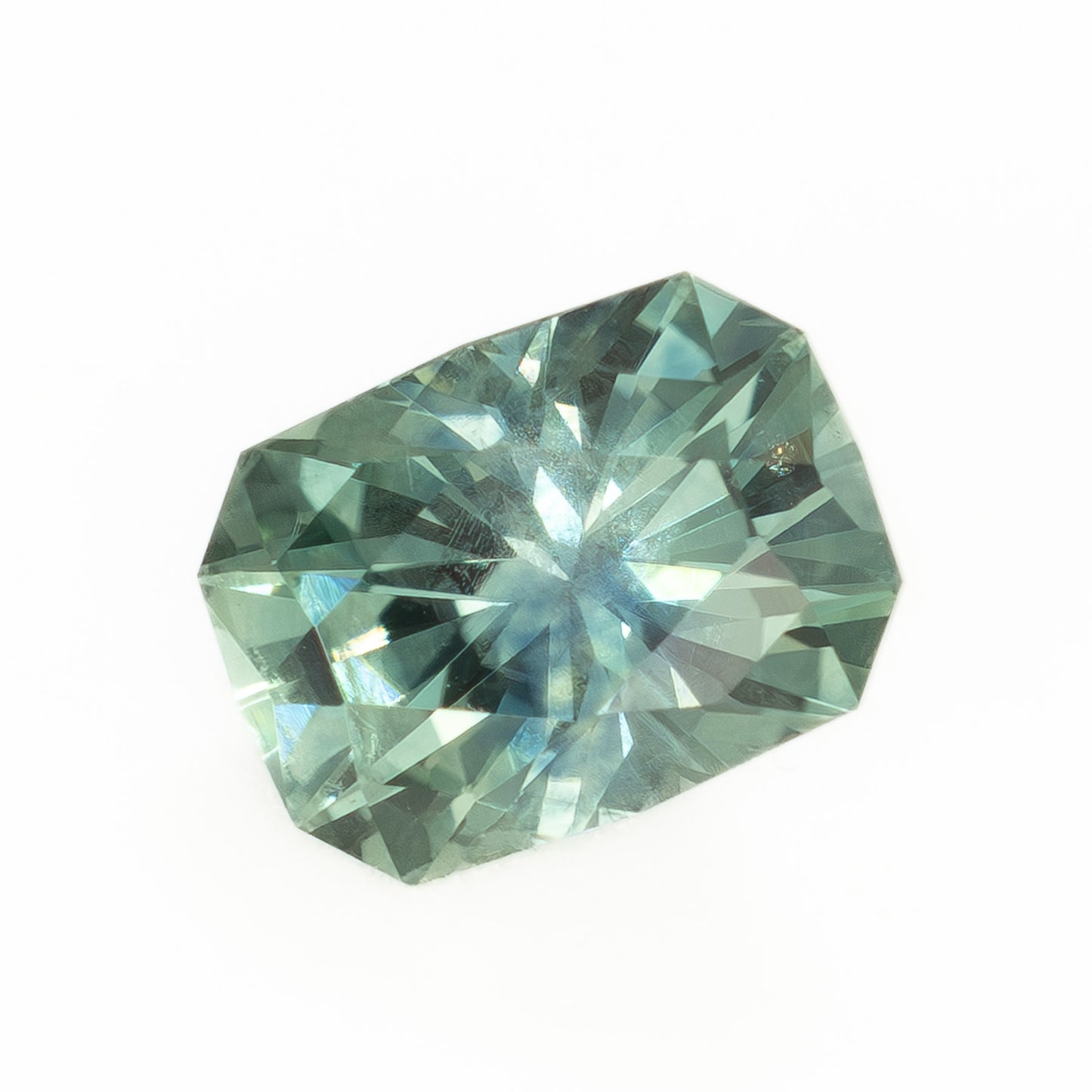 PSH2085 0.87ct light blue radiant montana sapphire