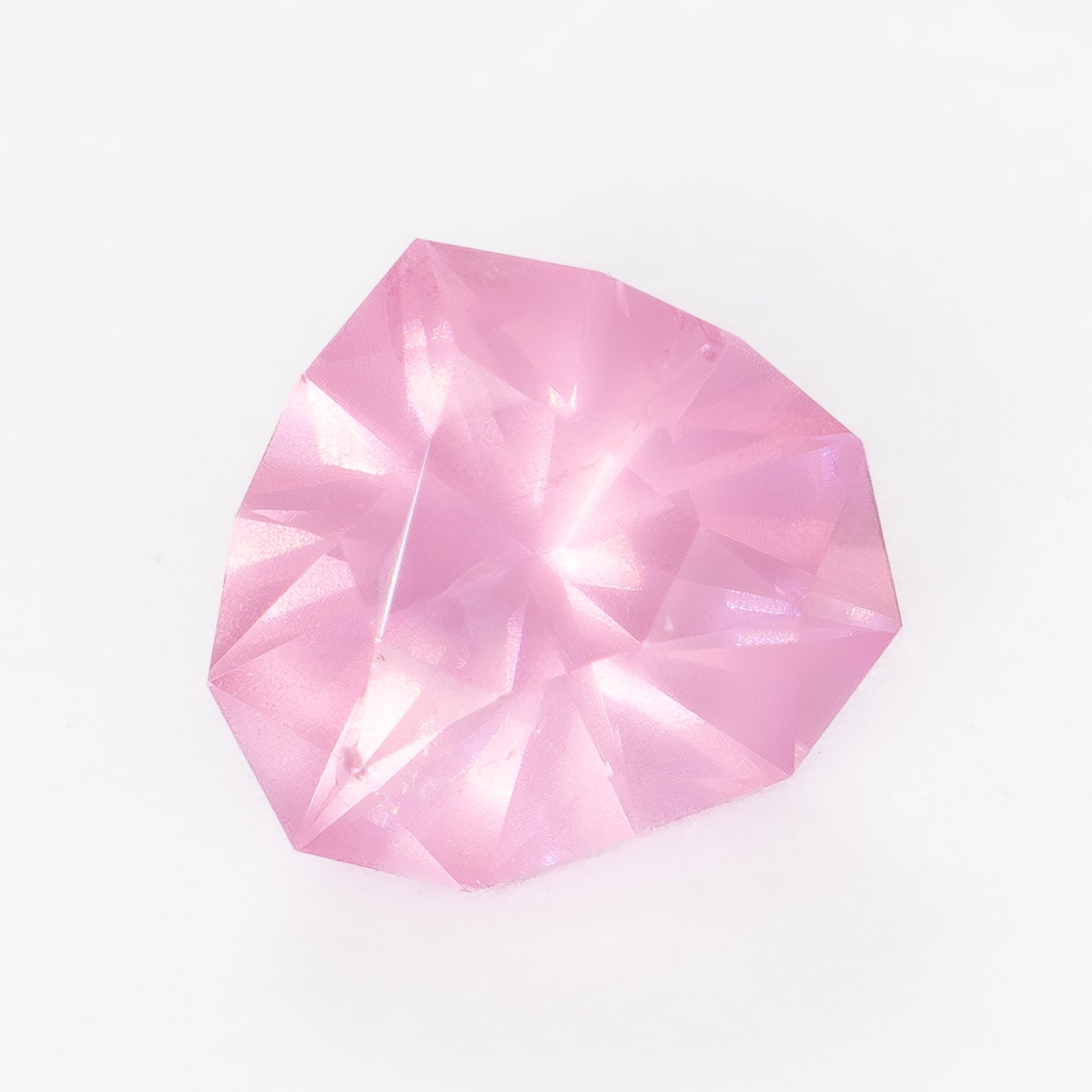SP0107 0.60ct heart cut pink spinel