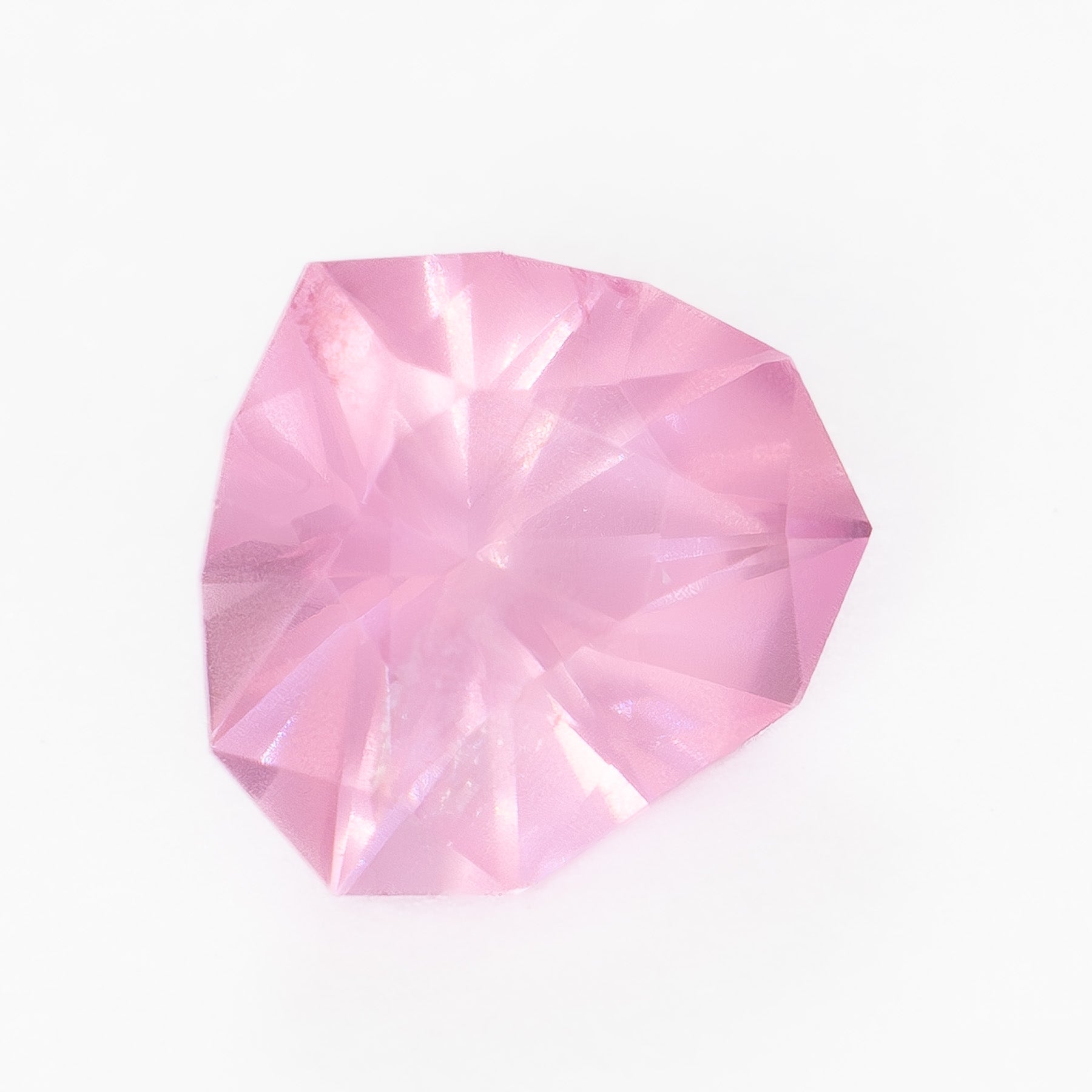 SP0107 0.60ct heart cut pink spinel