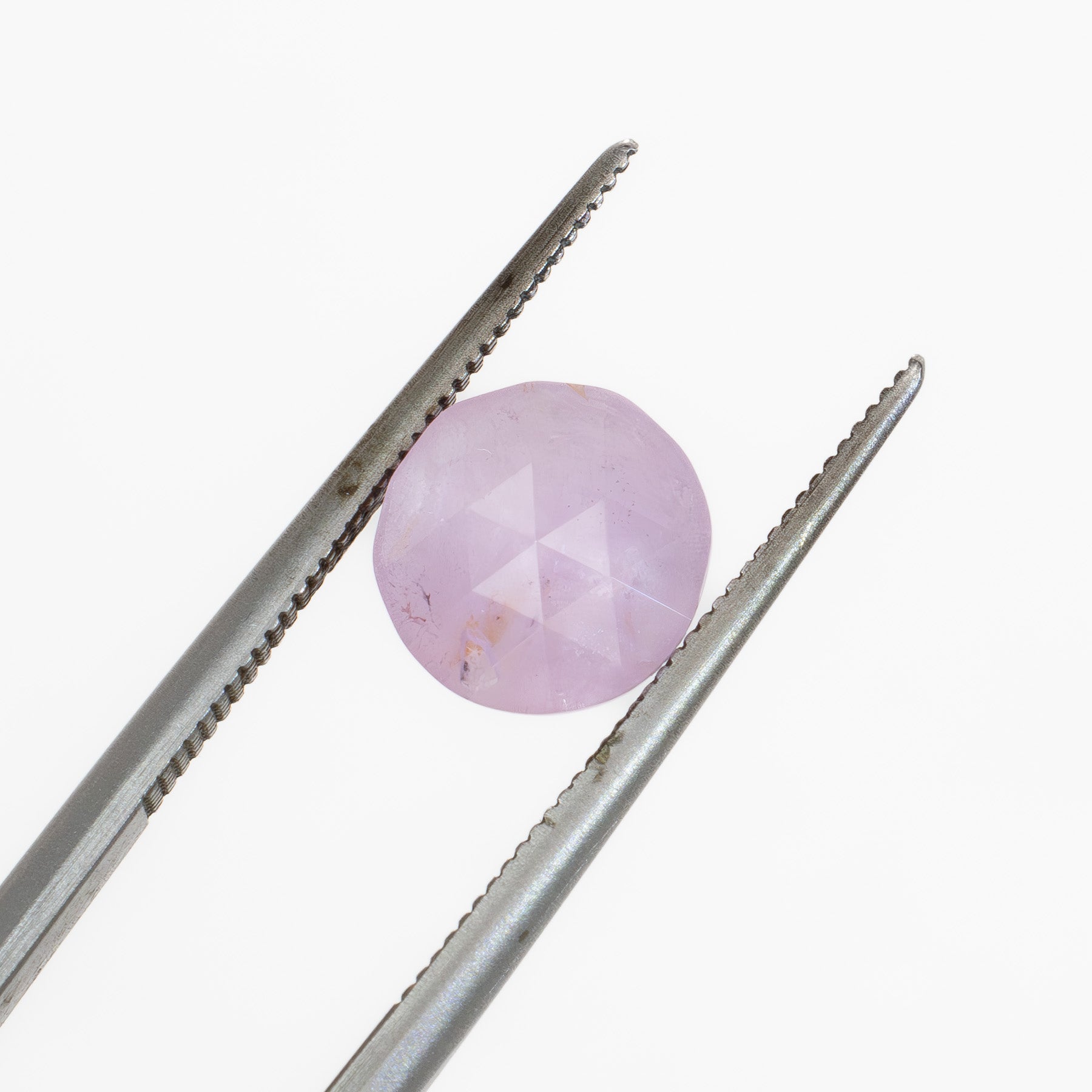 SP0109 round rose cut pink spinel