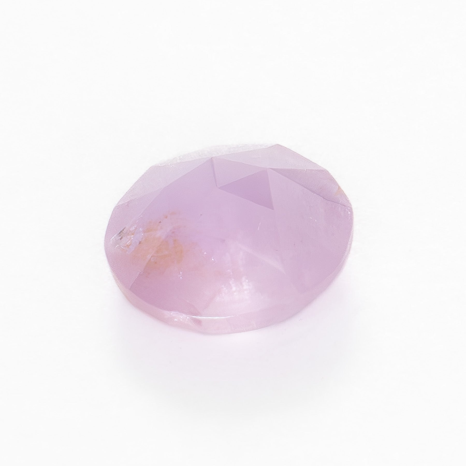 SP0109 round rose cut pink spinel