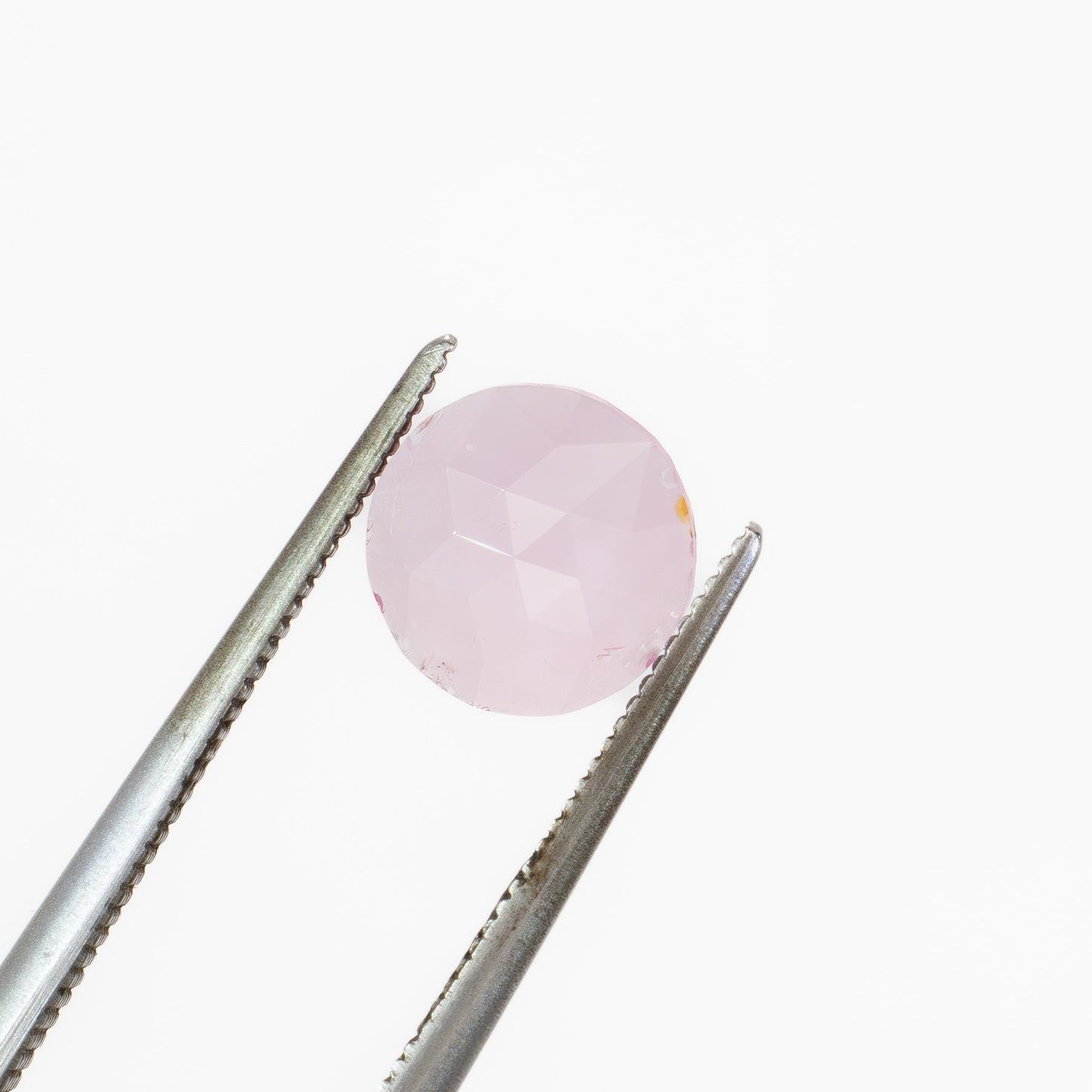 SP0110 round rose cut pink spinel