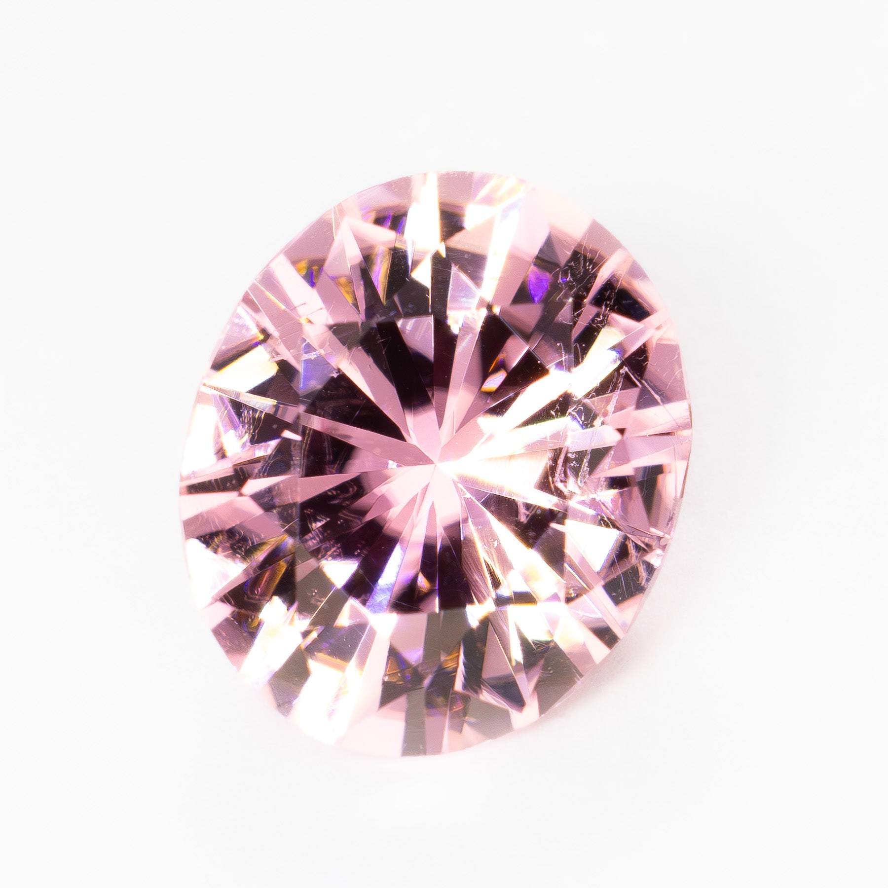 TL0100 3.05ct oval cut pink tourmaline