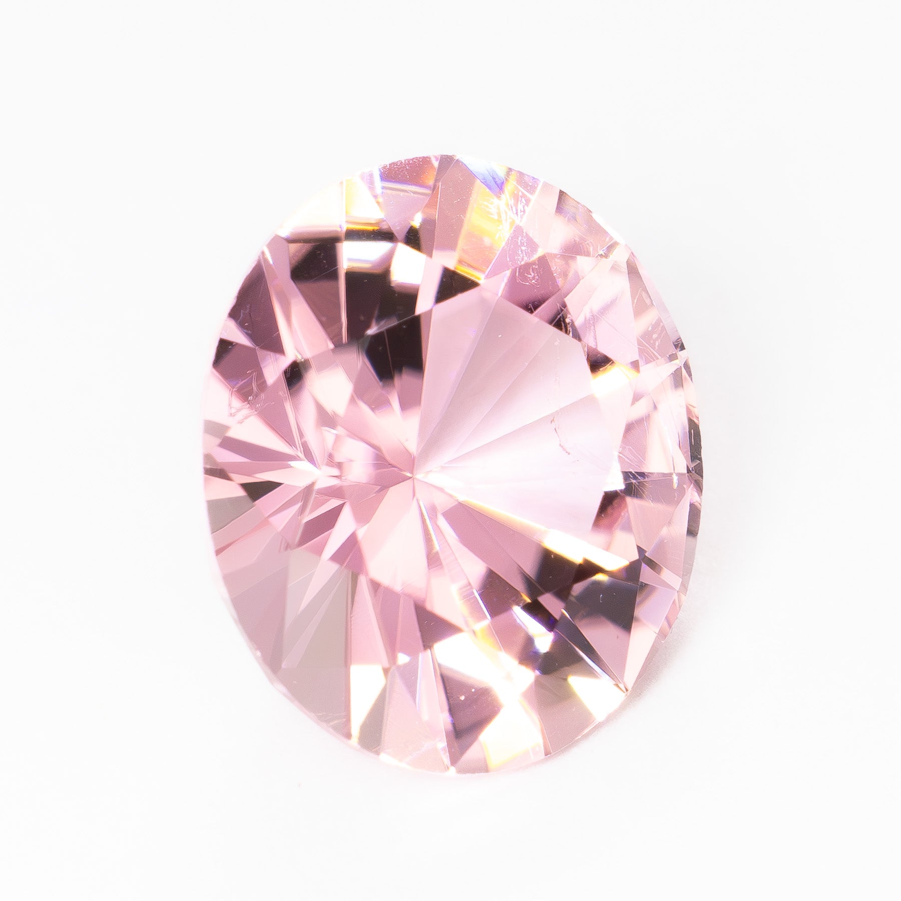 TL0100 3.05ct oval cut pink tourmaline